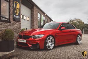 BMW M4 Coupe Akrapovic Evolution Line Install 2014 года